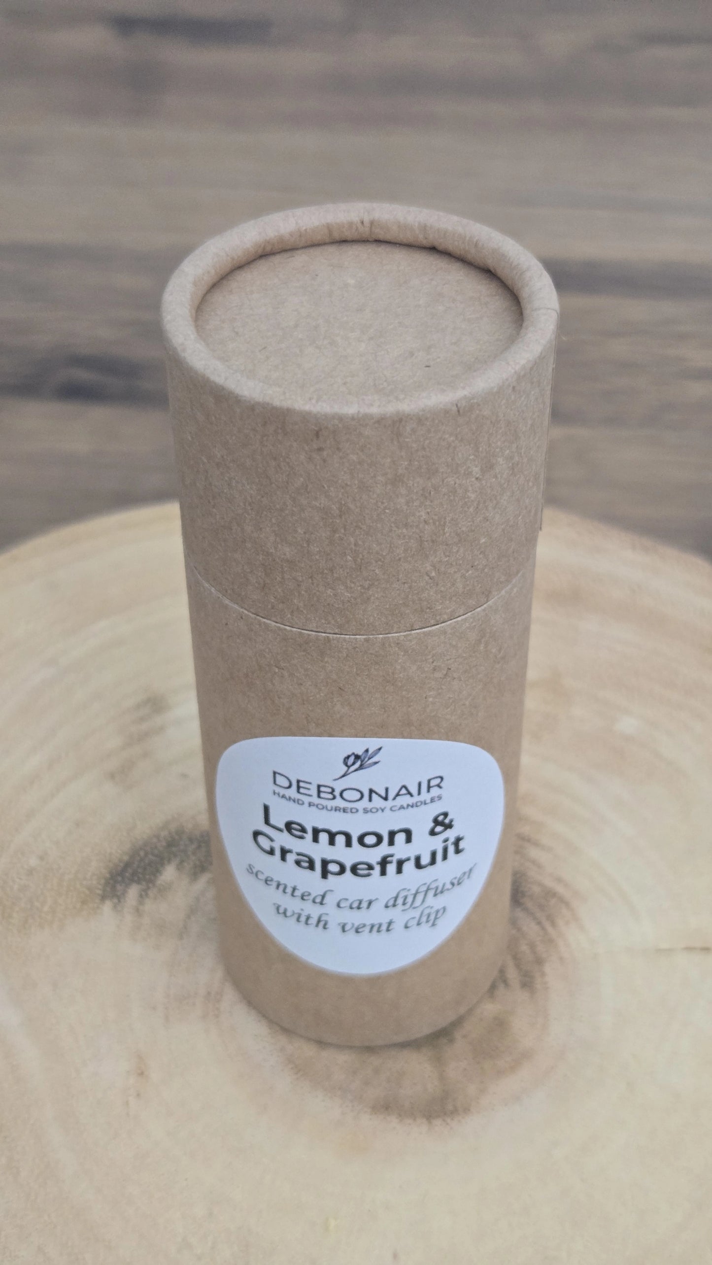 Lemon & Grapefruit Reed Car Diffuser with Vent Clip