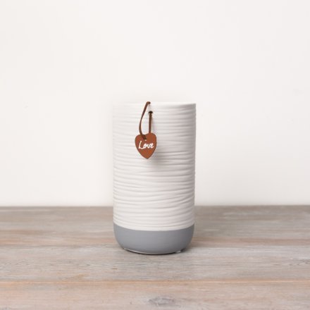 White & Grey Vase