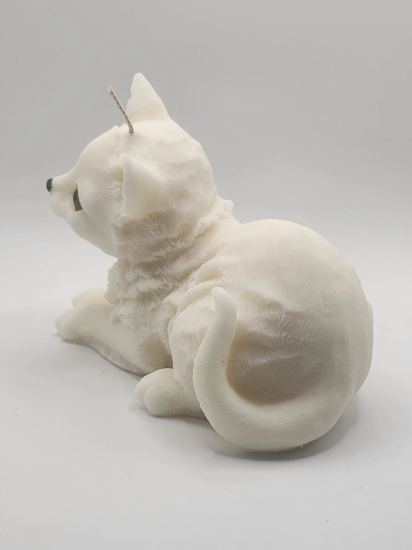 Cat Lying Candle