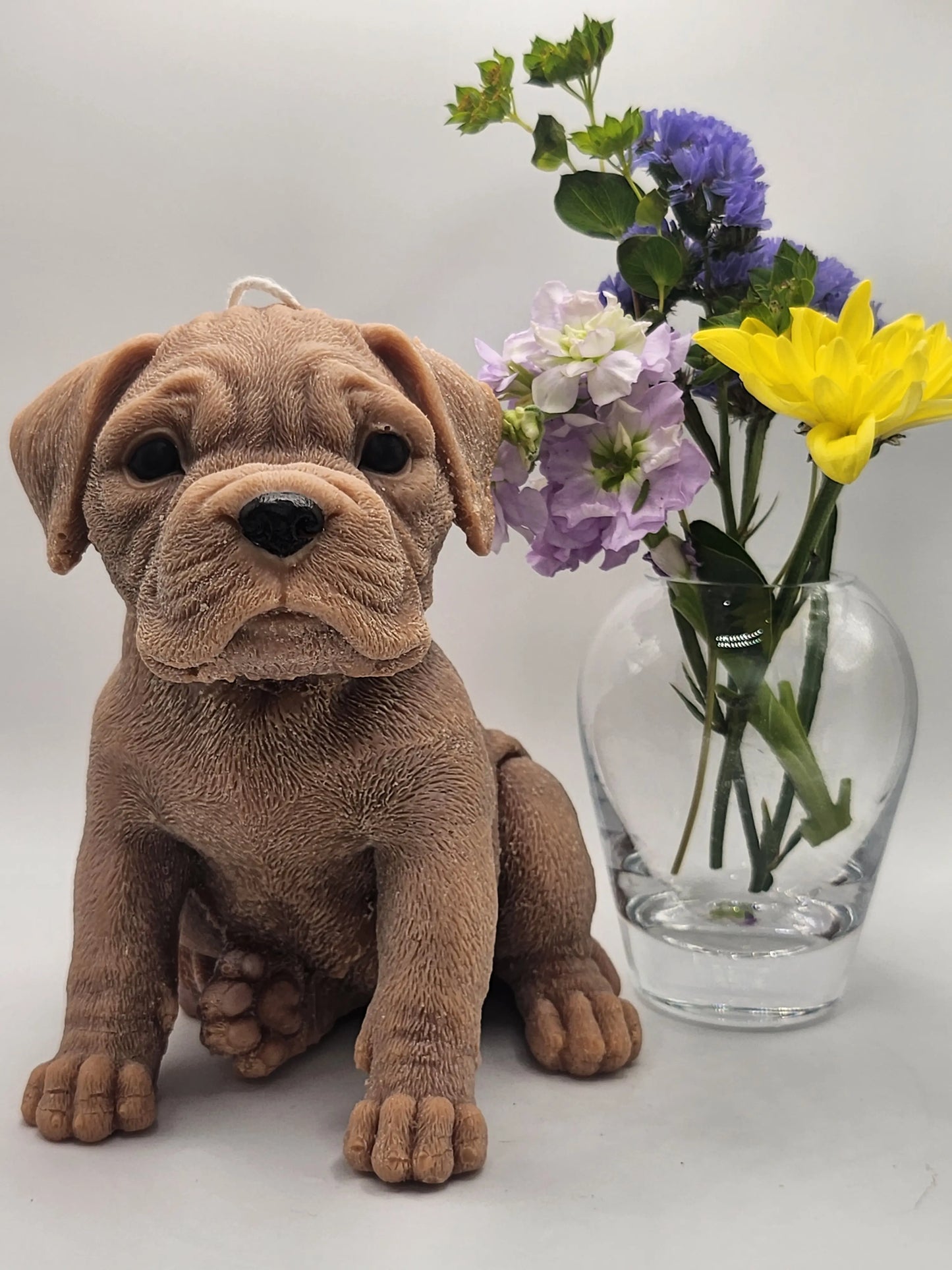 Boxer Dog Candle