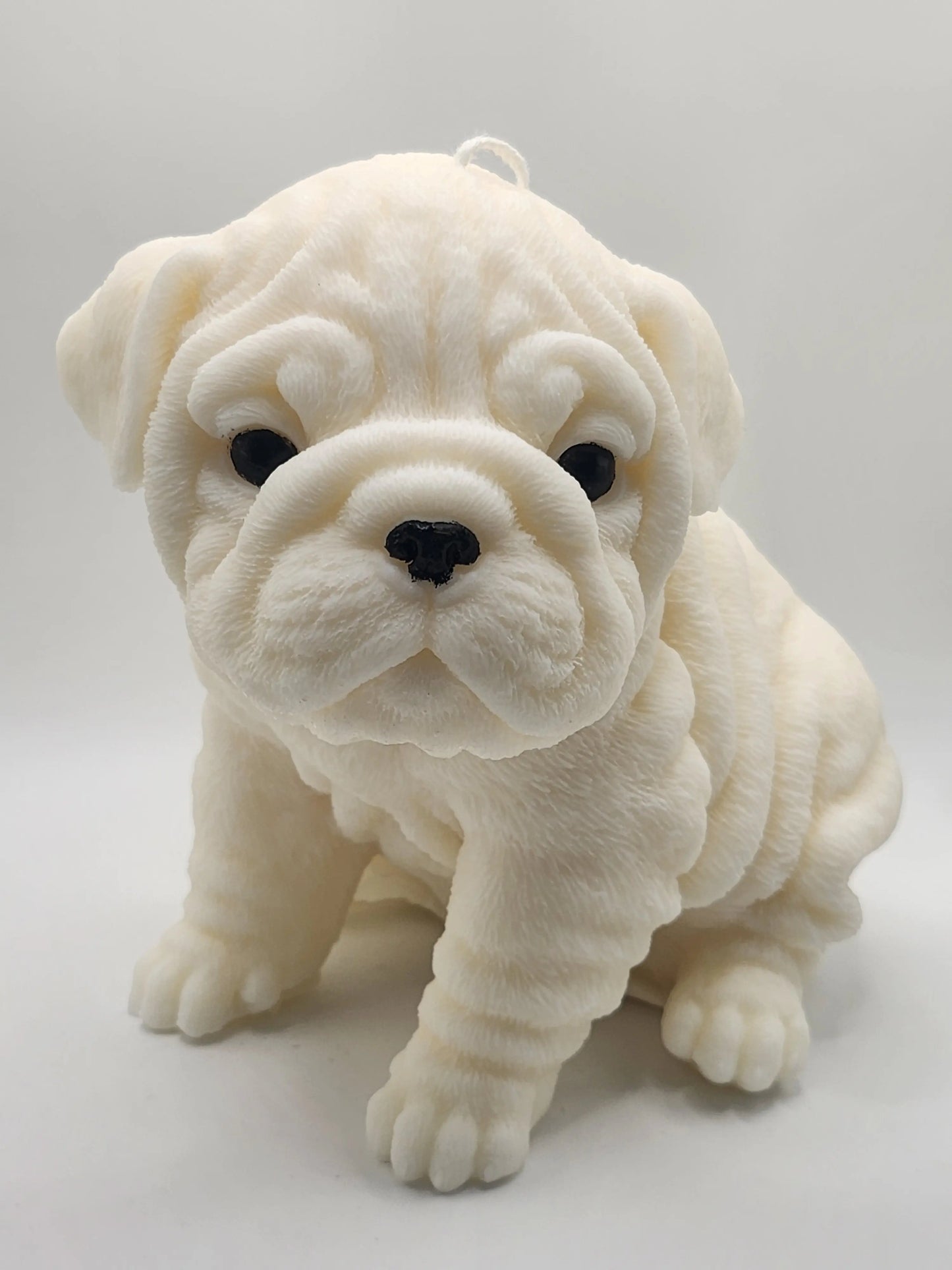 English Bulldog Large Candle