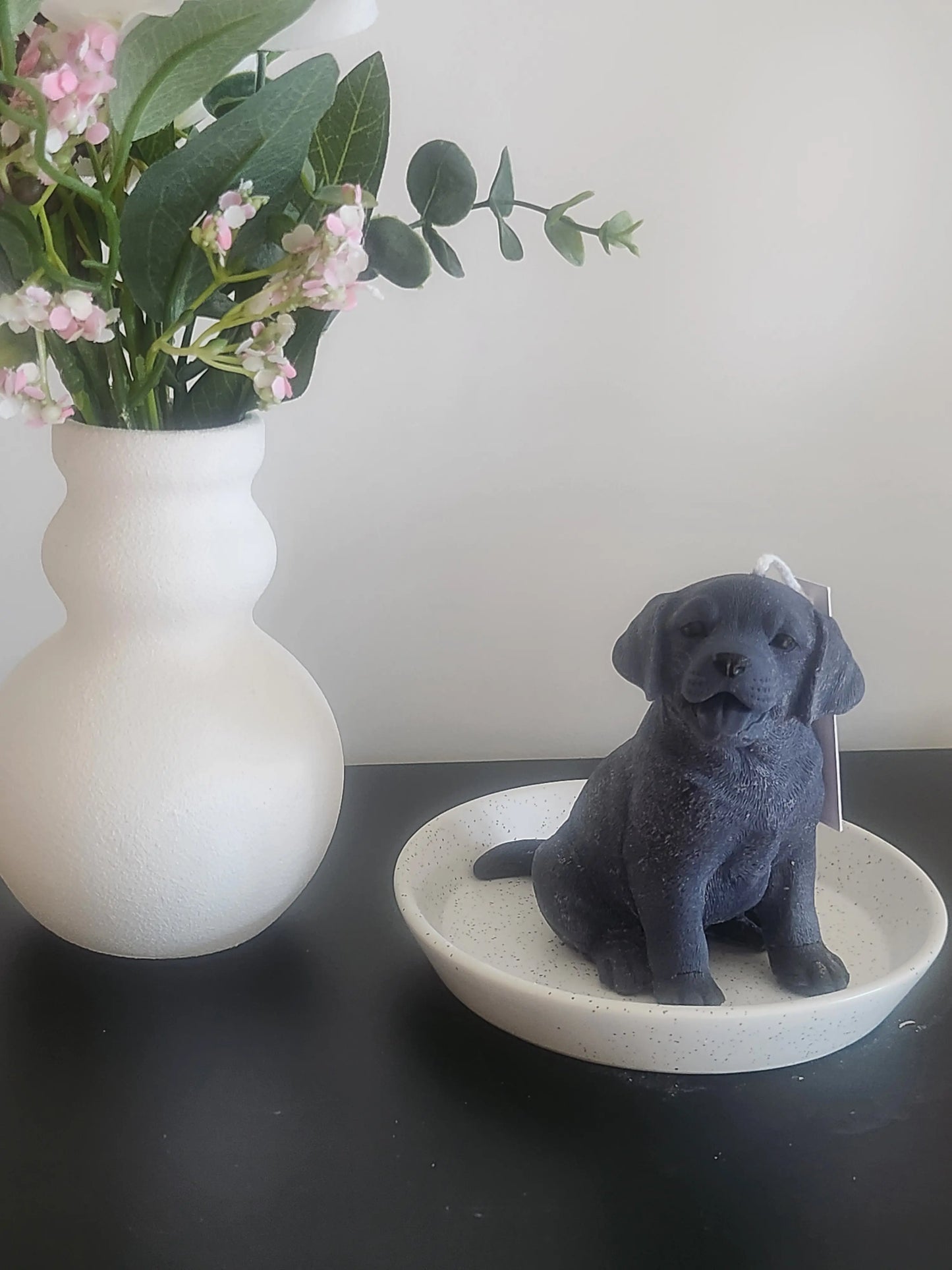 Labrador Dog Small Candle