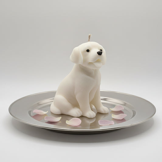 Labrador Dog Candle