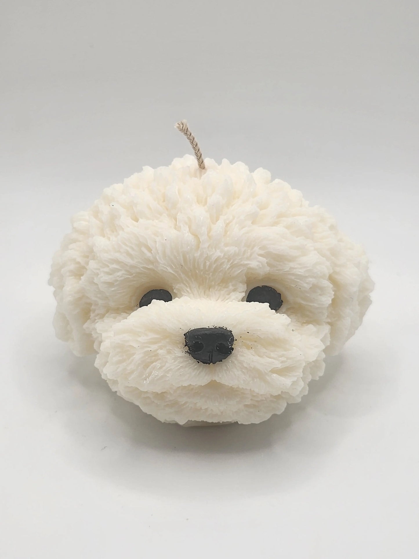 Puppy Dog  Head Medium Candle