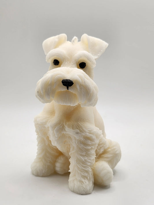 Schnauzer Dog Small Candle