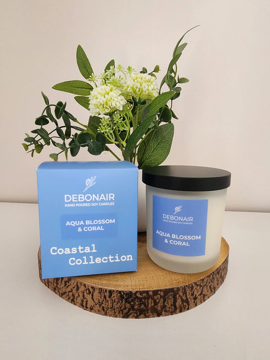 Aqua Blossom & Coral 160g Candle