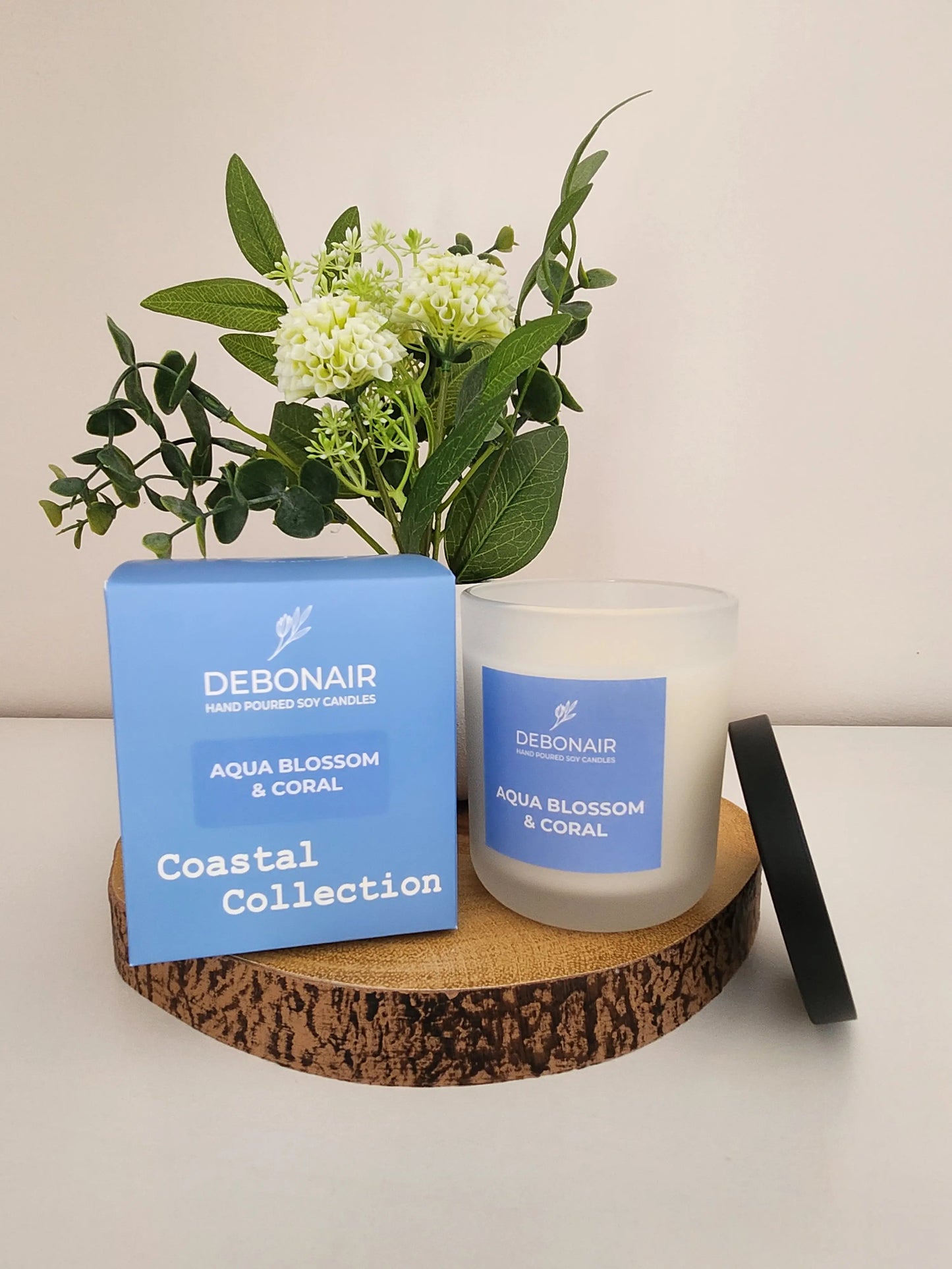Aqua Blossom & Coral 160g Candle