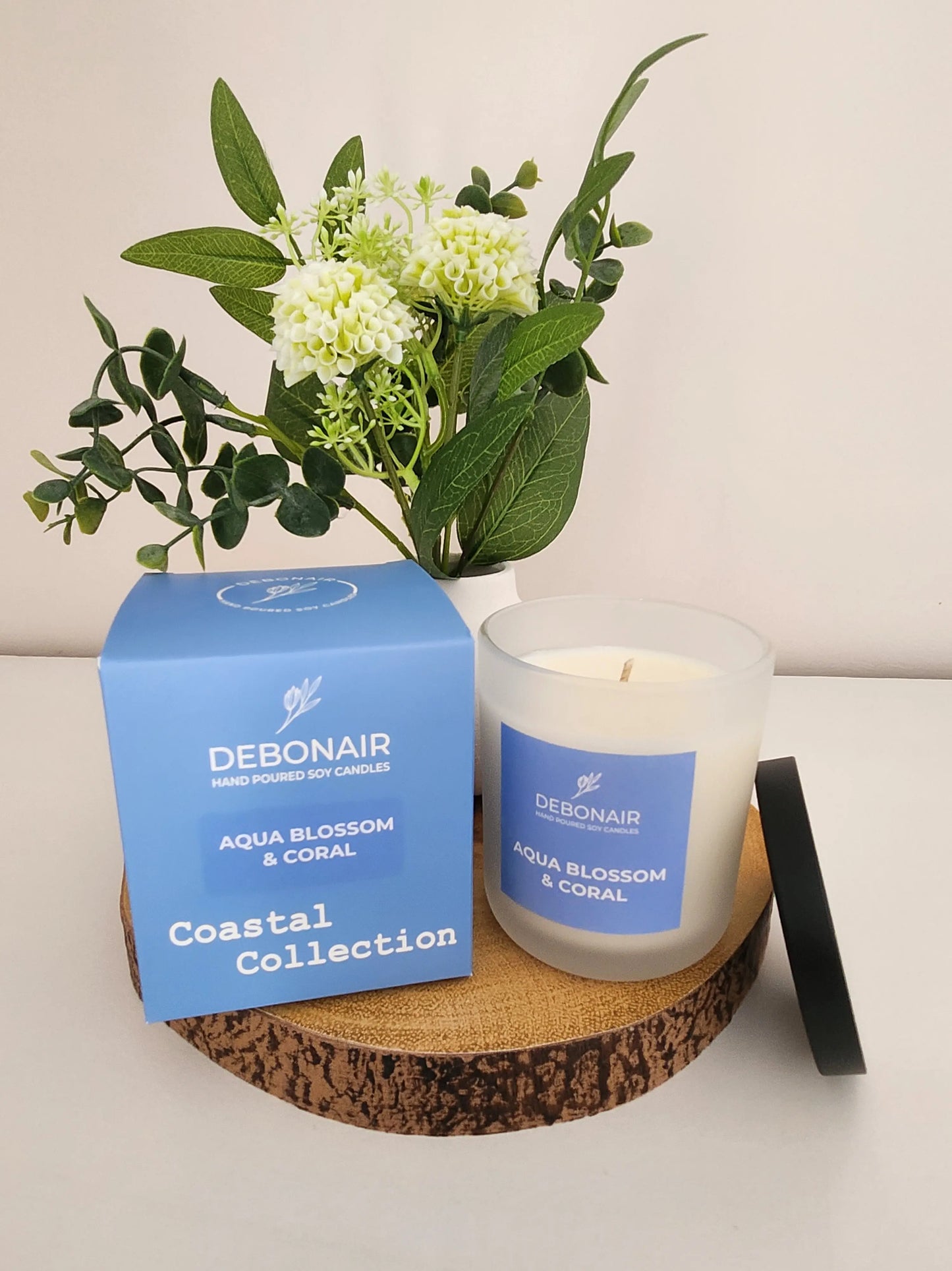 Aqua Blossom & Coral 160g Candle
