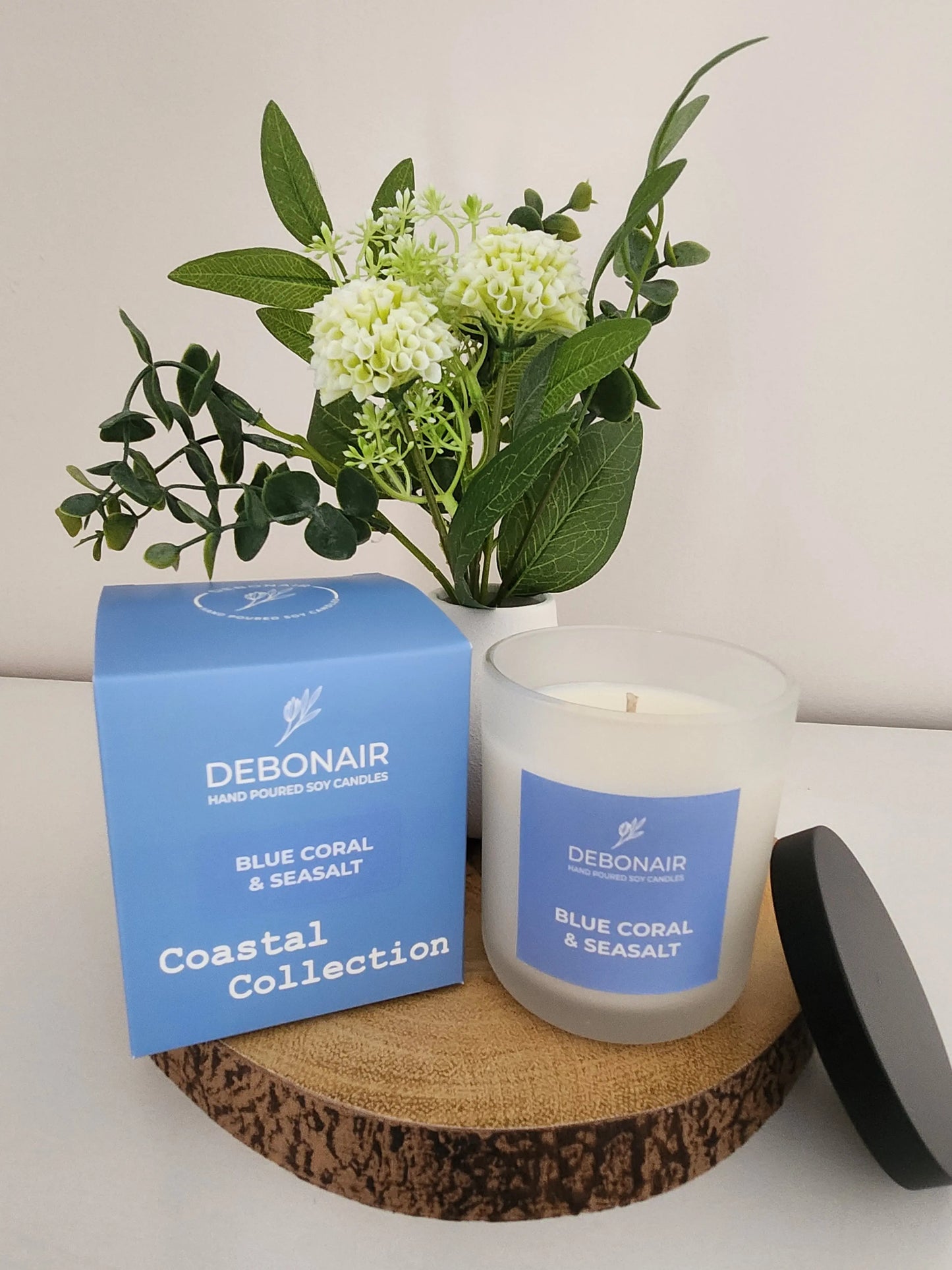 Blue Coral & Seasalt 160g Candle