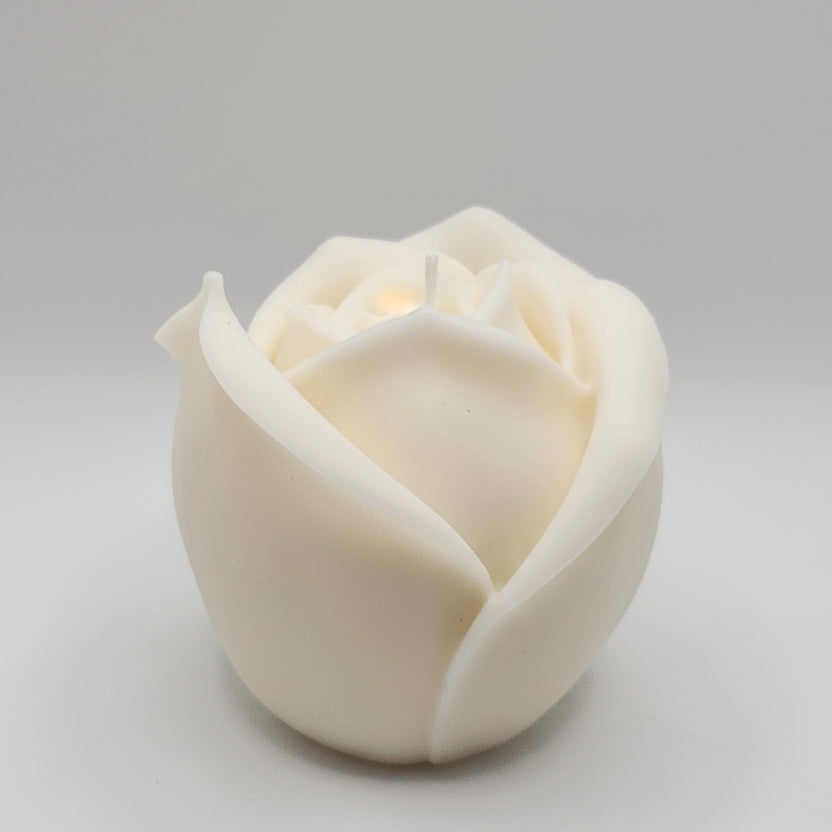 Large Rose Candle