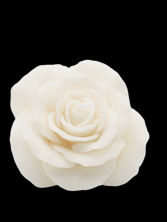 Open Rose Delicate Candle