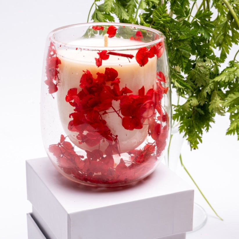 Peony Blush Botanical Soy Candle 180g